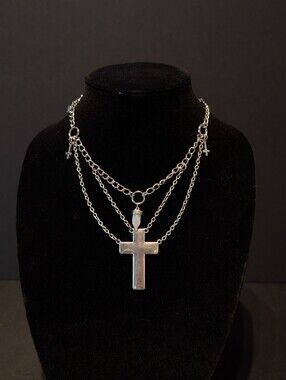 Cross Layered Necklace
